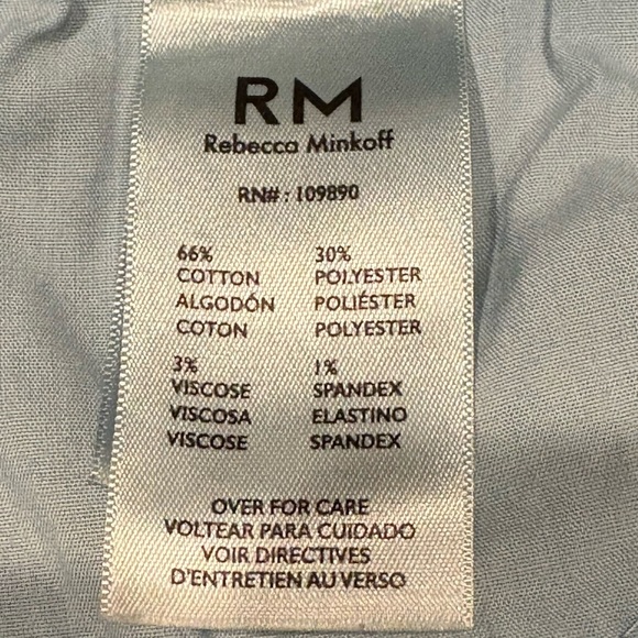 Rebecca Minkoff Blue Flare Wide leg High Waist Jeans Size 16 - Picture 8 of 10